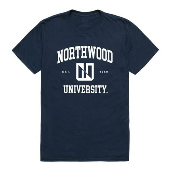 Northwood University Timberwolves Seal College T-Shirt, Navy - Extra Large