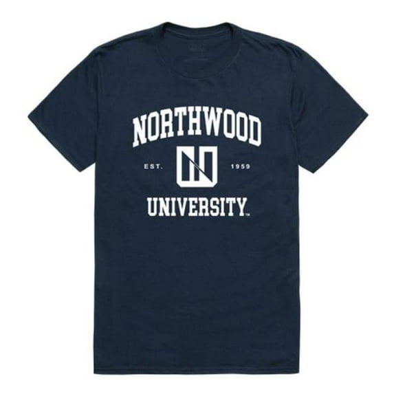 Northwood University Timberwolves Seal College T-Shirt, Navy - Extra Large