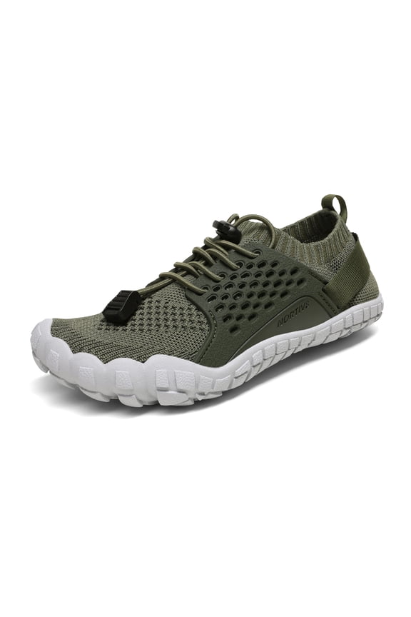Nortiv 8 Kids Water Shoes Boys & Girls Comfort Aqua Shoes Quick Dry Barefoot Swim Diving Sports Shoes Aqua-K2 Army/Green Size 4