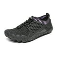 thumbnail image 1 of Nortiv 8 Kids Water Shoes Boys & Girls Comfort Aqua Shoes Quick Dry Barefoot Swim Diving Sports Shoes Aqua-K2 Black/Purple Size 6, 1 of 6