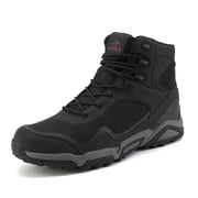 Nortiv 8 Mens Mid Fashion Comfort Trekking Boots Outdoor Waterproof Ankle Hiking Work Shoes Us