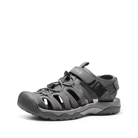 Nortiv 8 Men's Sandals, Closed Toe Athletic Sport Sandals, Mens Summer Shoes, Lightweight Trail Walking Sandals