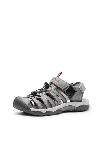 Mens Closed Toe Sandals in Mens Sandals | Gray - Walmart.com