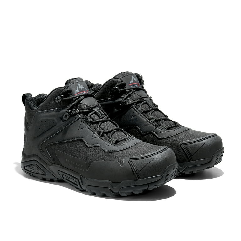 Nortiv Mens Mid Waterproof Winter Warm Outdoor Hiking Boots