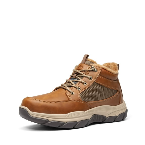 NORTIV 8 Men's Waterproof Winter Snow Boots Lightweight Hiking Casual Chukka Ankle Boots