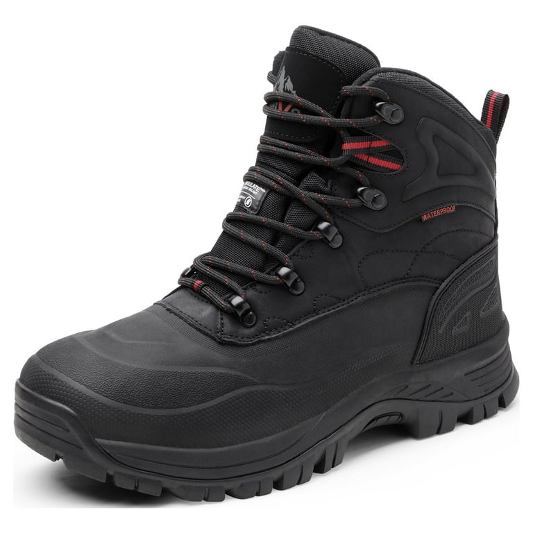 Nortiv8 Men's Snow Boots Insulated Waterproof Rugged Duty Outdoor