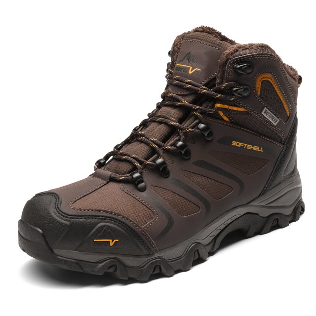 Nortiv8 Mens Hiking Boots Ankle High Waterproof Outdoor Lightweight Shoes Trekking Trails 160448