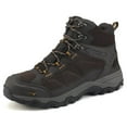 thumbnail image 1 of Nortiv8 Mens Hiking Boots Outdoor Waterproof Mid Trekking Backpacking Mountaineering Shoes JS19004M-W BROWN Wide Size 11, 1 of 8