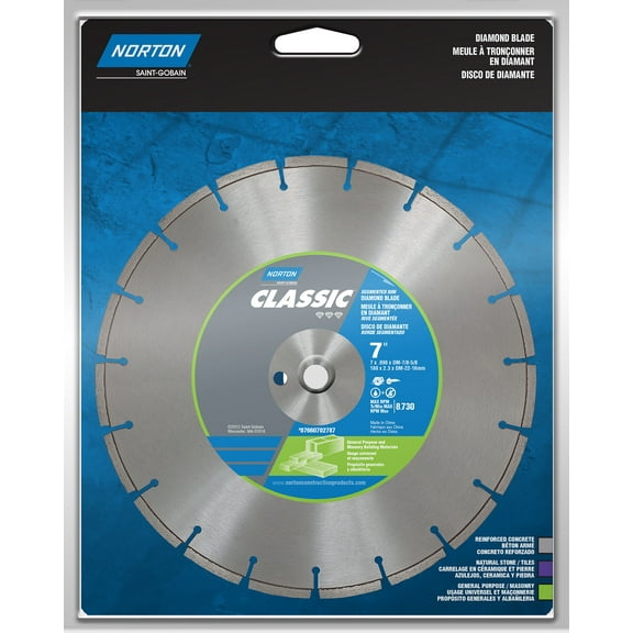 Norton 02786 Segmented Rim Diamond Saw Blade