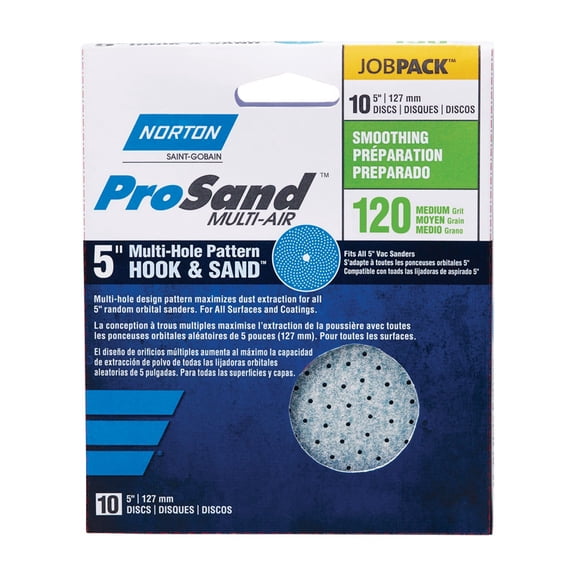 SAND DISC 5" 120GRIT MED