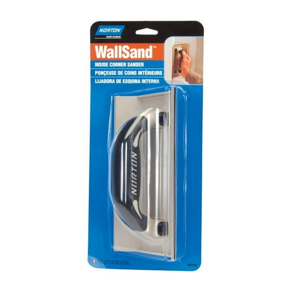 Norton 07660768105 Inside Corner Sander for Hook and Loop Sanding Sheet, 8" Length x 7" Width (Pack of 1)