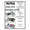 thumbnail image 1 of Norton 1949-1970 Dominator Workshop Manuals &amp; Illustrated Parts Lists Model 7, 77, 88, 99, 650, Sports Specials, Man, (Paperback), 1 of 1
