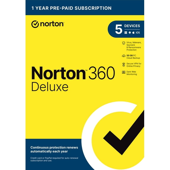 Norton 360 Deluxe 5 Device