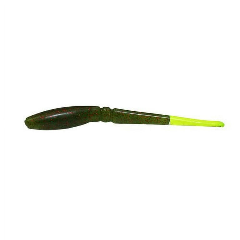 Norton 5-1/2 Sand Eel Fishing Lure, Avocado with Chartreuse Tail