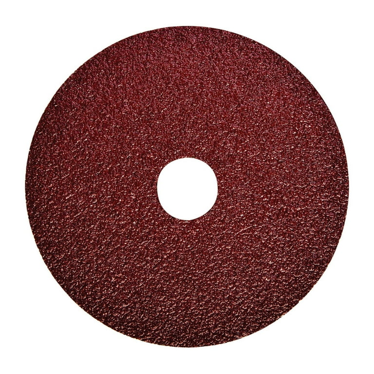 Norton 5 in. Dia. x 7 8 in. Aluminum Oxide Fiber Disc 36 Grit 25