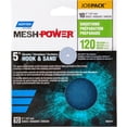 thumbnail image 1 of Norton 5in. Ceramic Mesh Power Sanding Discs — 10-Pack, 120 Grit, 1 of 3