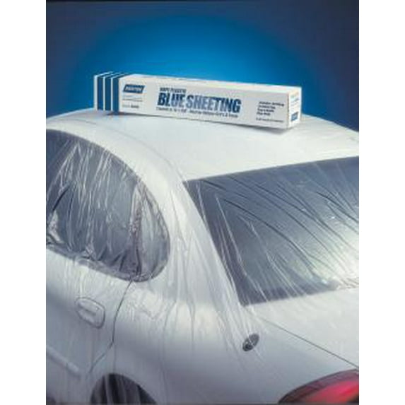 Norton 03344 Premium Plastic Sheeting 12 ft W x 400 ft L 0.4 mil THK Blue