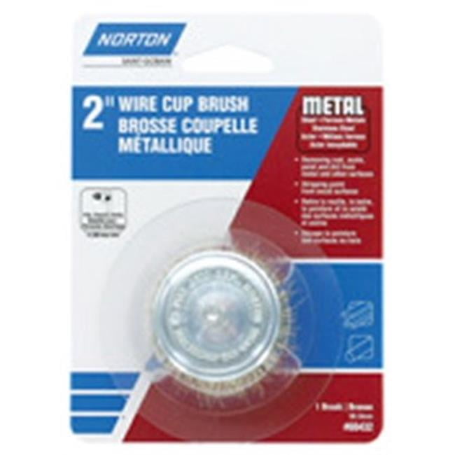 Norton 2-in Coarse Wire Cup Brush Electric Drill Norton 2-in Coarse Wire Cup Brush Electric Drill