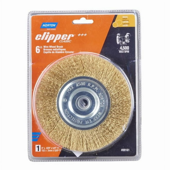 Norton 70184609161 Clipper Crimped Wire Wheel Brush