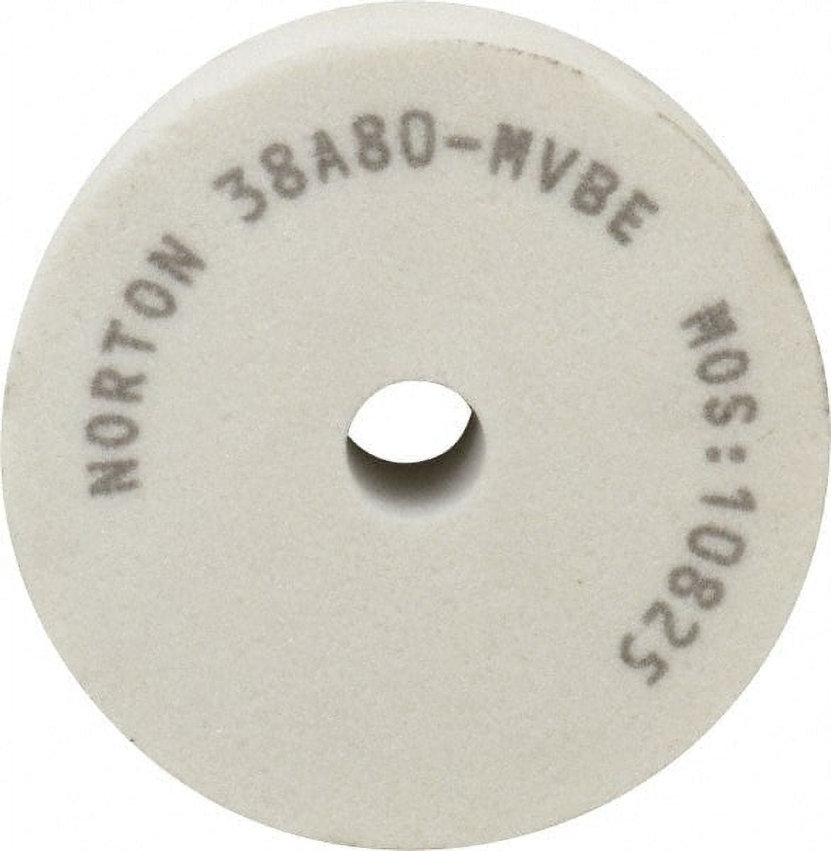 Norton 80 Grit Aluminum Oxide Type 1 Internal Grinding Wheel 3" Diam x