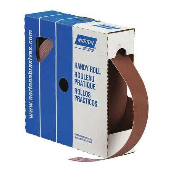 Norton Abrasives Abrasive Roll,1"W x 150 ft. L,600G,Cloth 66261126266