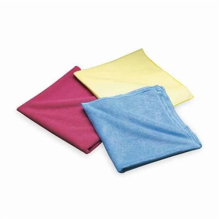 Cloth,Microfiber,Yellow,16 x 16 In,PK20 07660705301