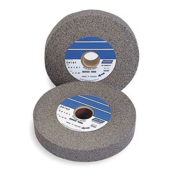 Norton Abrasives Convolute Wheel,Metal Finishing,6x1x1,FN 66261055251