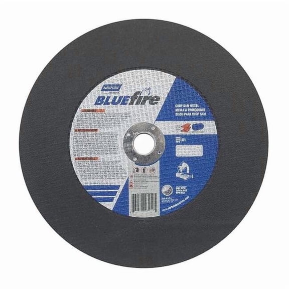 Abrasive Cut-Off Wheel, Type 1, 4 in Dia, 0.125 in Thick, 3/8 in Arbor Hole Size, Zirconia Alumina