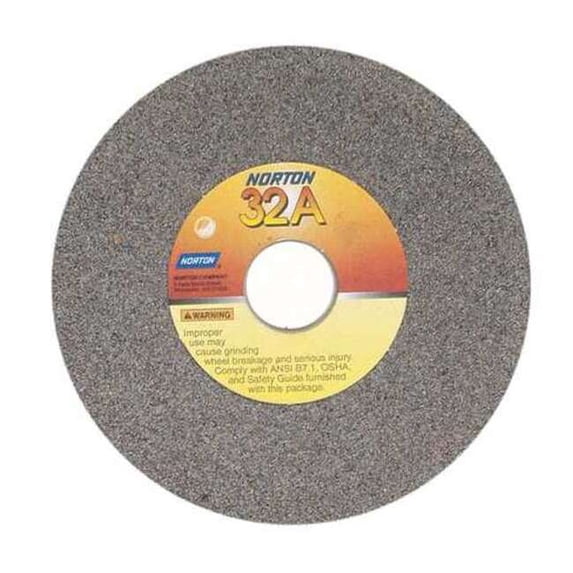 Norton Abrasives Dish Grinding Wheel, 4x1/2x3/4, AO, 60G, PK5 66243530067