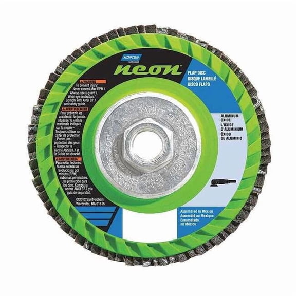 Norton Abrasives Fiber Disc,5 in Dia,5/8in Arbor,P60 Grit 66623399130