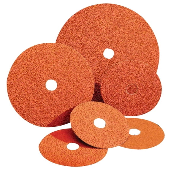 Norton Abrasives Fiber Disc,5x7/8,50G,PK25 69957398007