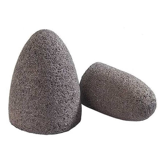 Norton Abrasives Grinding Cone,1-1/2 Dia,3 L,20GR,ZA 61463644230