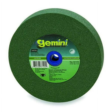 Norton Abrasives Grinding Wheel,T1,10x1x1-1/4,SC,60G,Grn 66253144536