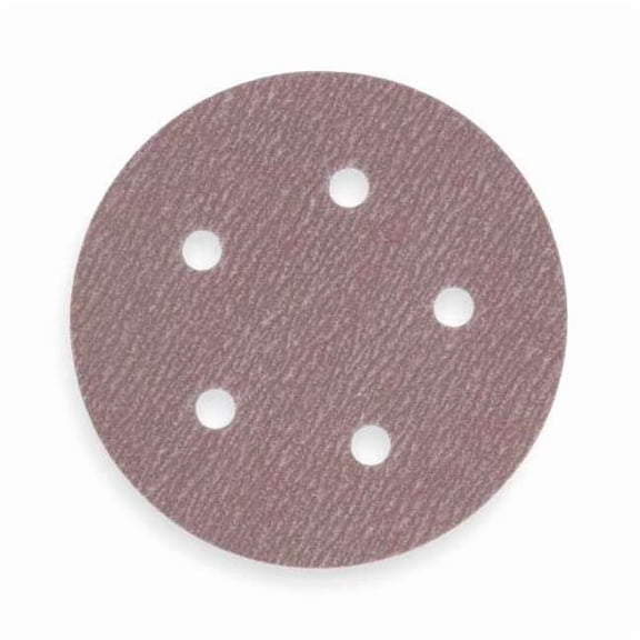Norton Abrasives Hook-and-Loop Sand Disc,5 in Dia,PK100 66261131582
