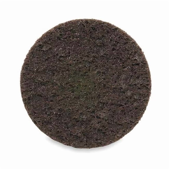 Hook-and-Loop Surface Conditioning Disc, 2" Dia, No Hole, Aluminum Oxide Aggregate, 50 Grit