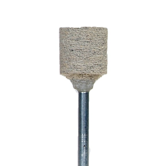 Norton Abrasives Mounted Point,1/2inDia,W185,Cotton Fiber 61463622649