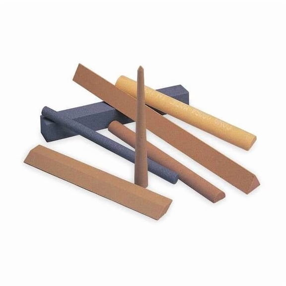 Norton Abrasives Precision Sharp File,A/O,Org/Brn,Fine 61463686955