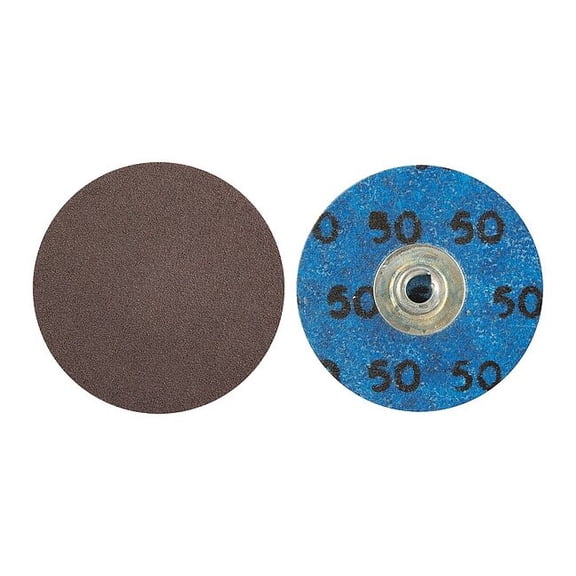 Norton Abrasives Quick-Change Sand Disc,2 in Dia,TS,PK100 66261138160