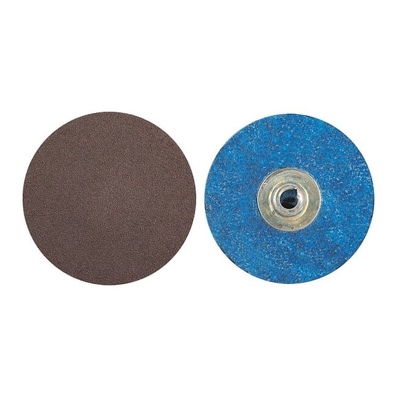 Norton Abrasives Quick-Change Sand Disc,2 in Dia,TS,PK100 66261138170