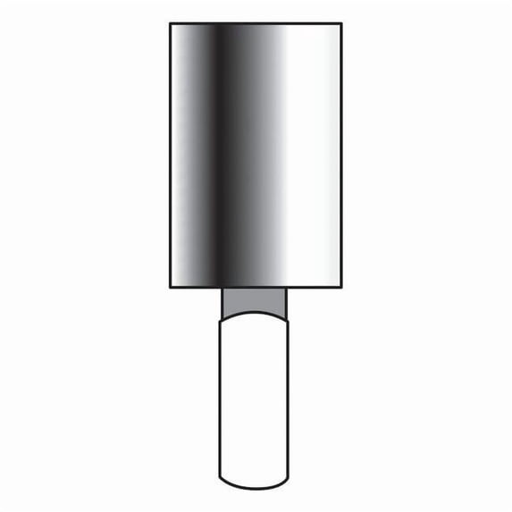 Norton Abrasives Resin Mounted Point, 1/2 x 2in, 30G 61463616466