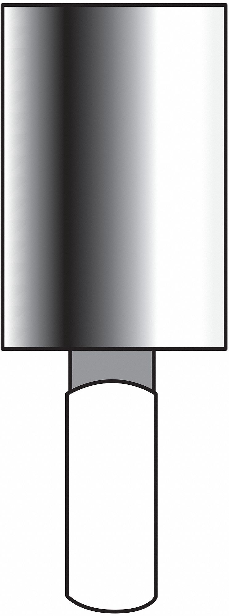 Lot De 10 Cônes De Meulage NORTON - Diamètre 1-1/2", Longueur 3", Grain 20, ZA