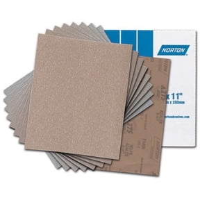 Norton Abrasives Sanding Sheet,11 in L,9 in W,PK100 66261131623