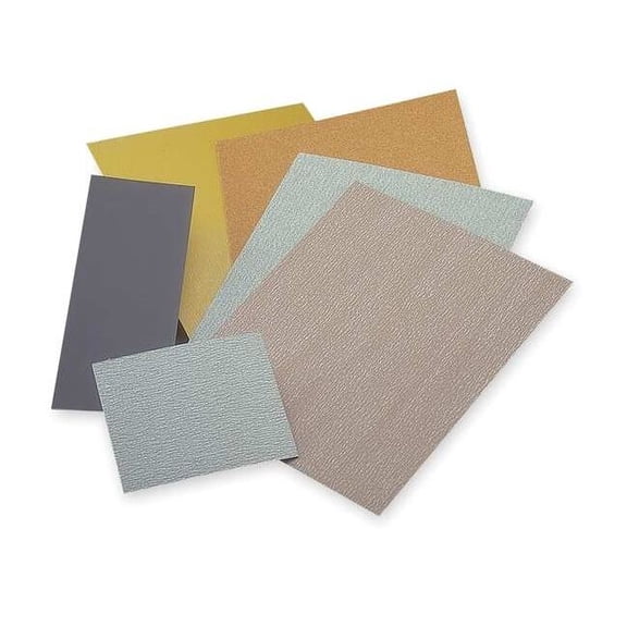 Norton Abrasives Sanding Sheet,5 1/2 in L,4 1/2 in W,PK6 07660705442