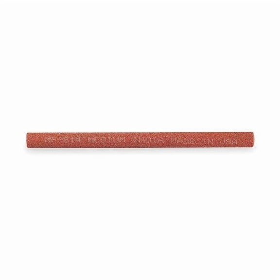 Norton Abrasives Sharpening File, Rd, A/O, Orange/Brn, Fine 61463686500