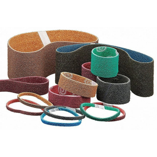 Norton Abrasives Surface-Conditioning Belt,42 in L,1 in W  66623333521