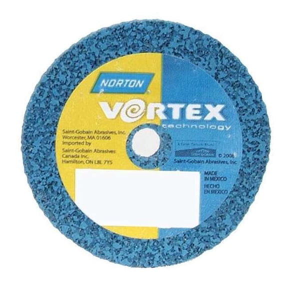Norton Abrasives Unitized Wheel,2 in Dia,1/4 in Connect 66254433504