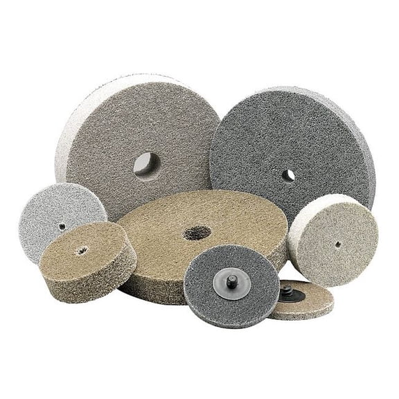 Norton Abrasives Unitized Wheel,3 in Dia,3/8 in Connect 66261014920