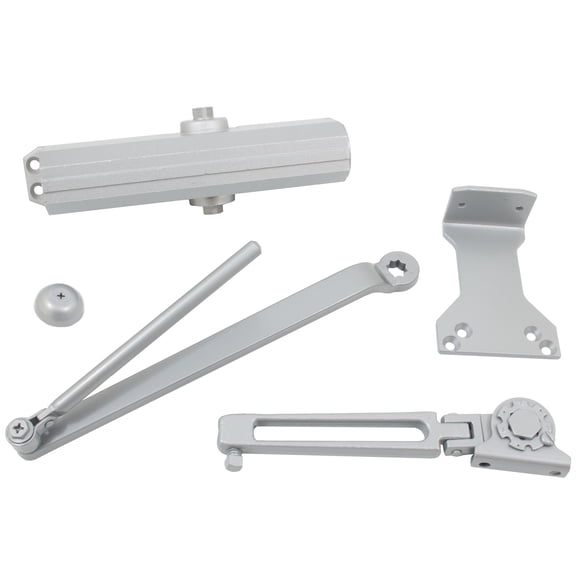 Norton Door Controls 1601H x 689 1600 Series Door Closer, Cast Aluminum Body, Adjustable Size 3-6, Tri-Pack, Hold-Open,