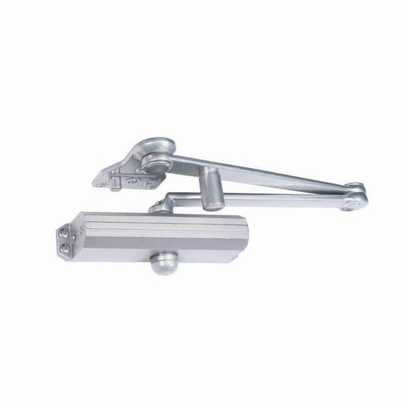 Manual, Hydraulic, Norton 1600, Door Closer, Heavy Duty Interior and Exterior, Gray
