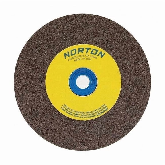 Norton Abrasives Grinding Wheel, T1, 6x1x1, AO, 100/120G, Brn 07660788250